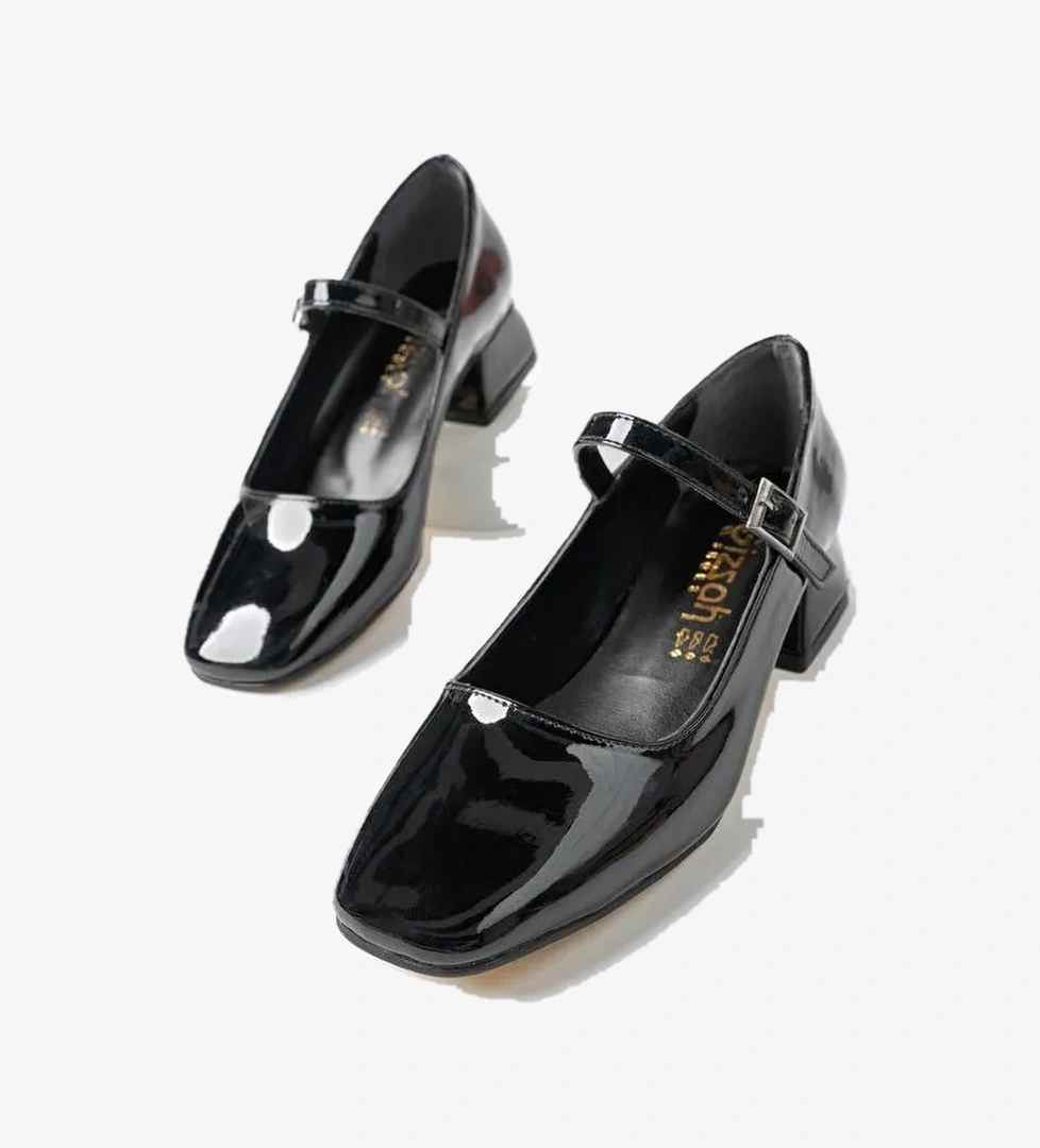 MARY Kare Burunlu Kadın Kısa Topuklu Ayakkabı