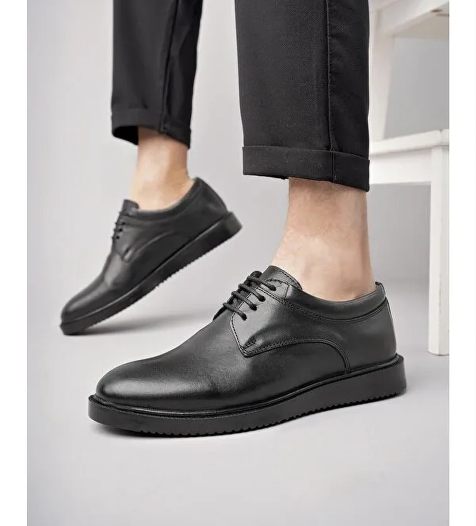 Mendy Erkek Günlük Klasik Hakiki Deri Casual Ayakkabı - Görsel 1