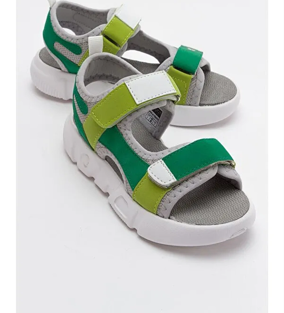Erkek Çocuk Yeşil Anatomik Spor Sandalet