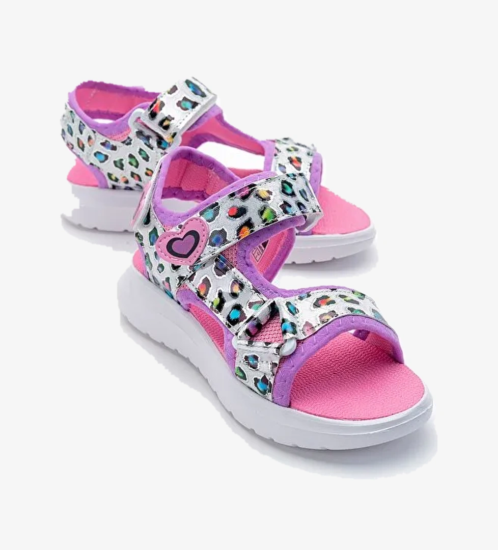 Kız Çocuk Pembe Anatomik Hafif Spor Sandalet - Görsel 1
