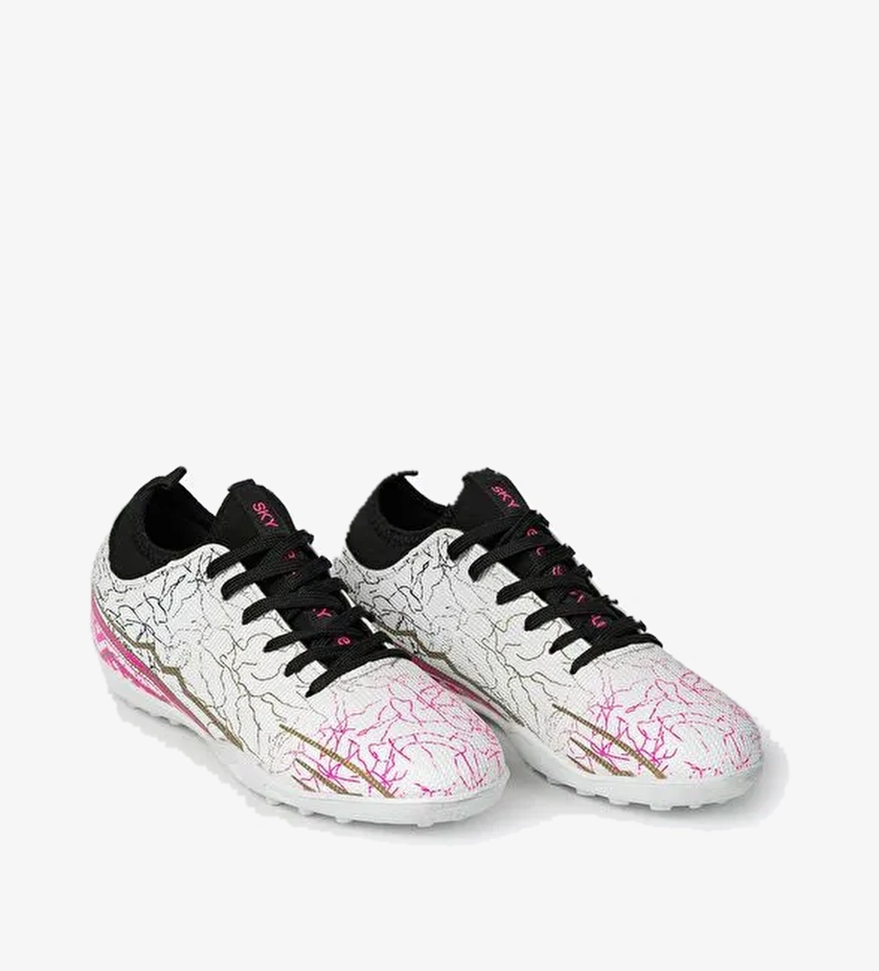 Yuvarlak Burunlu Bağcıklı Desenli Erkek Krampon Ayakkabı