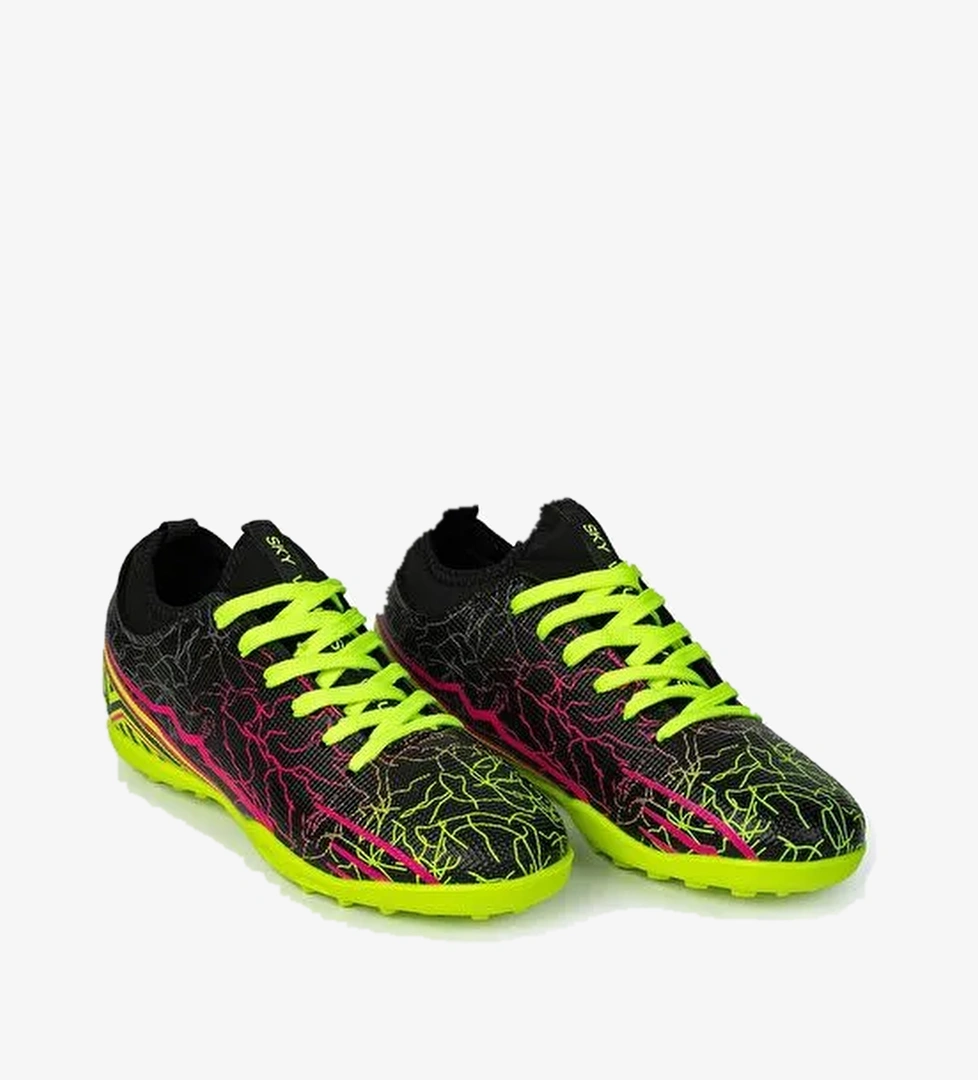 Yuvarlak Burunlu Bağcıklı Desenli Erkek Krampon Ayakkabı - Görsel 1