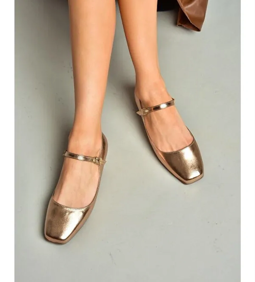 Fox Shoes Bej Fox Shoes Babet S7262525 Kadın