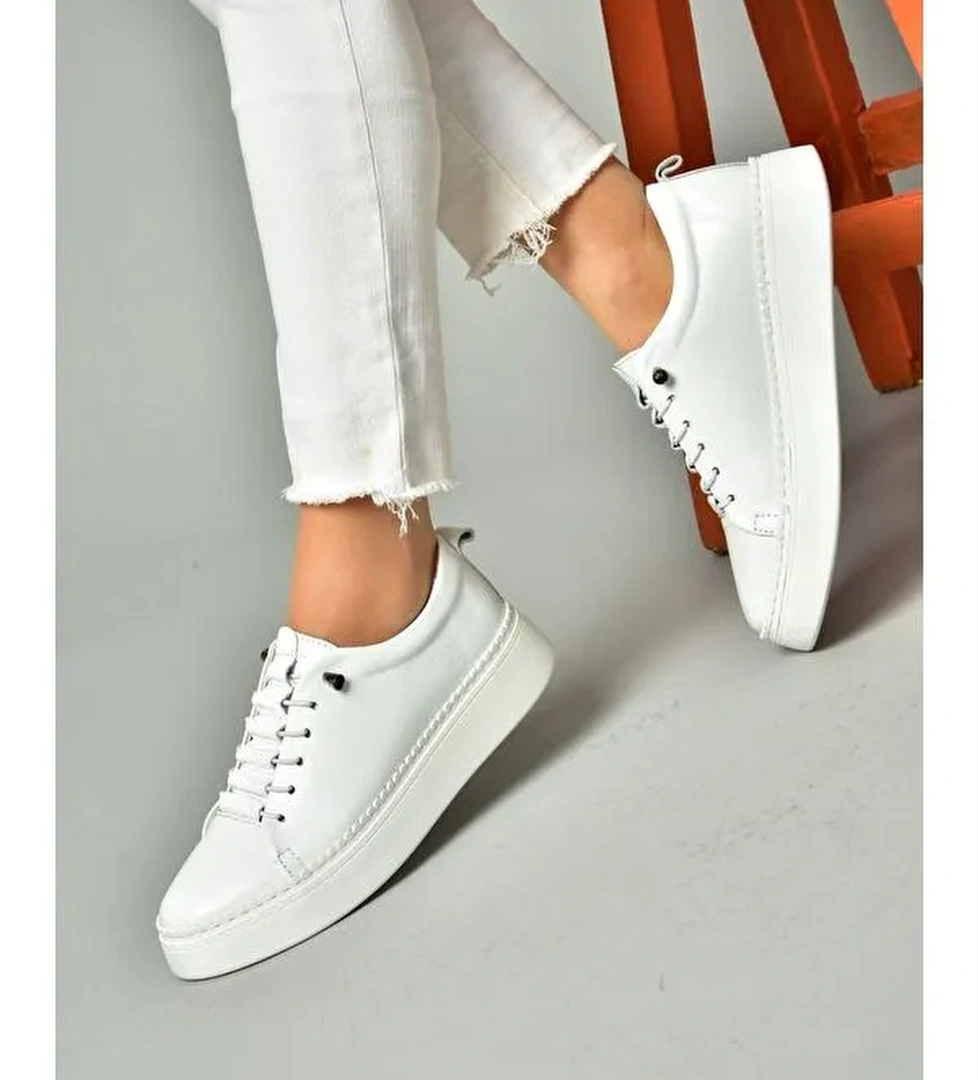 P5553050 Beyaz Kadin Sneakers