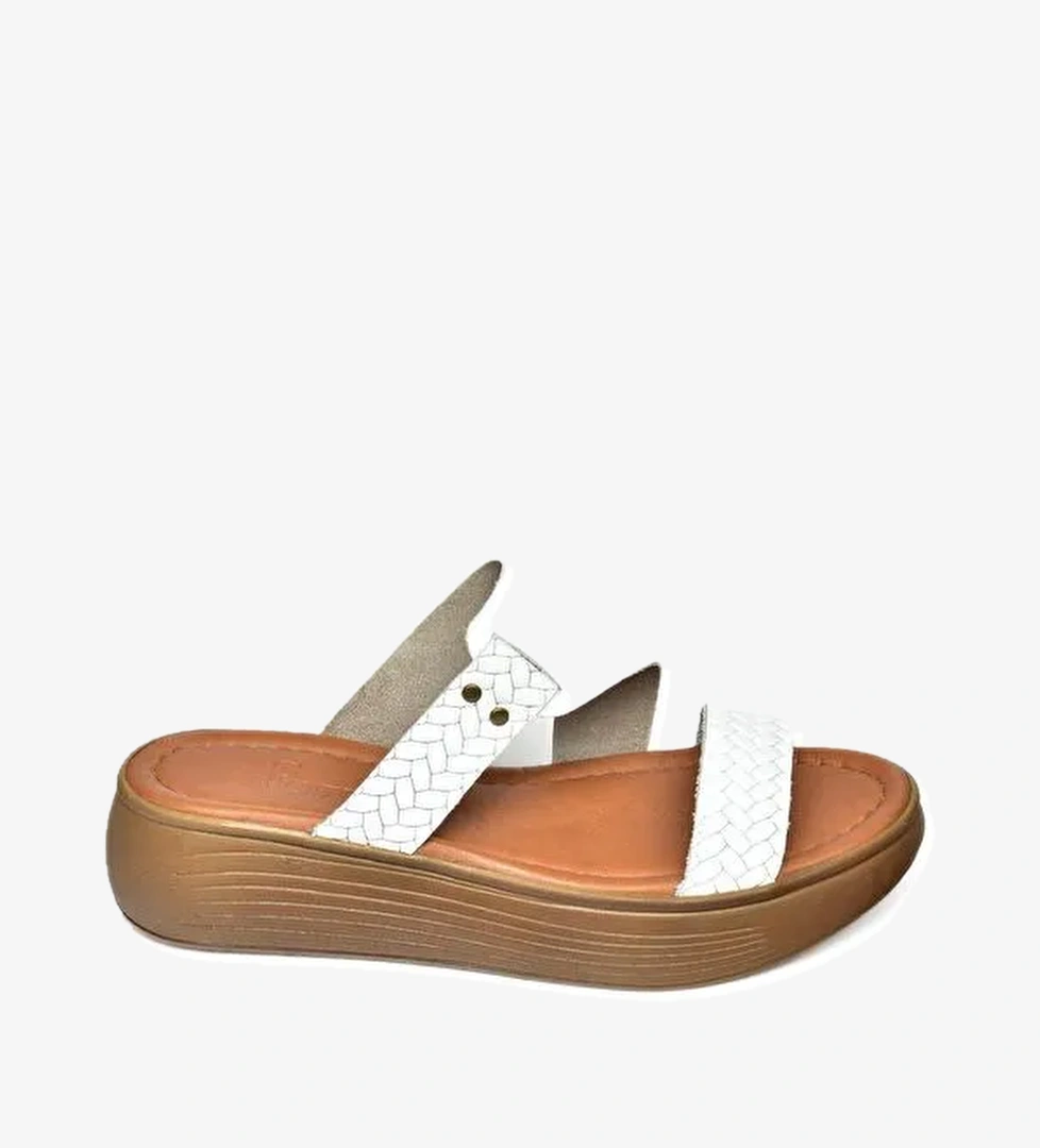 S2910597 Beyaz Kadın Terlik