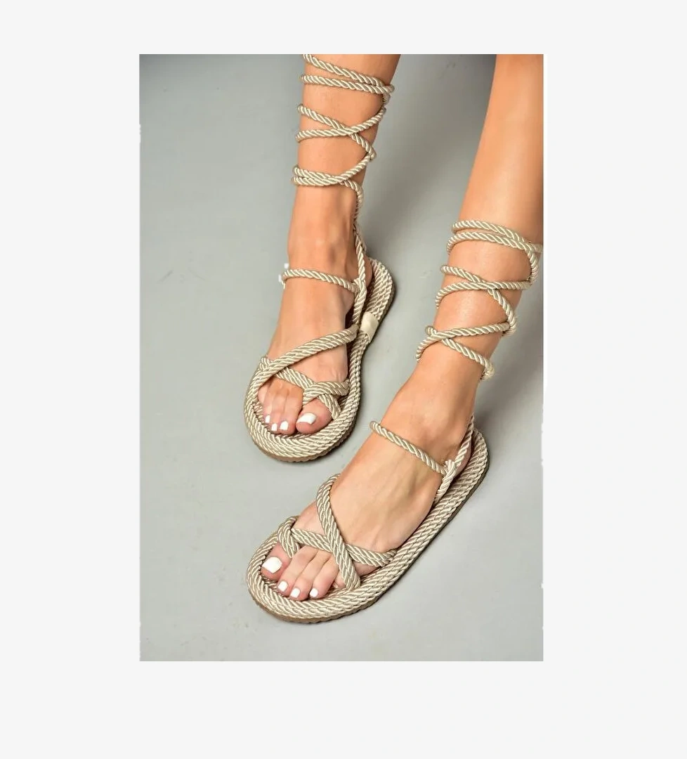 S5960329 Ten Kadın Sandalet