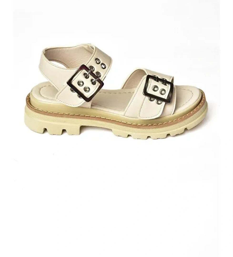 S9960740 Bej Kadın Sandalet