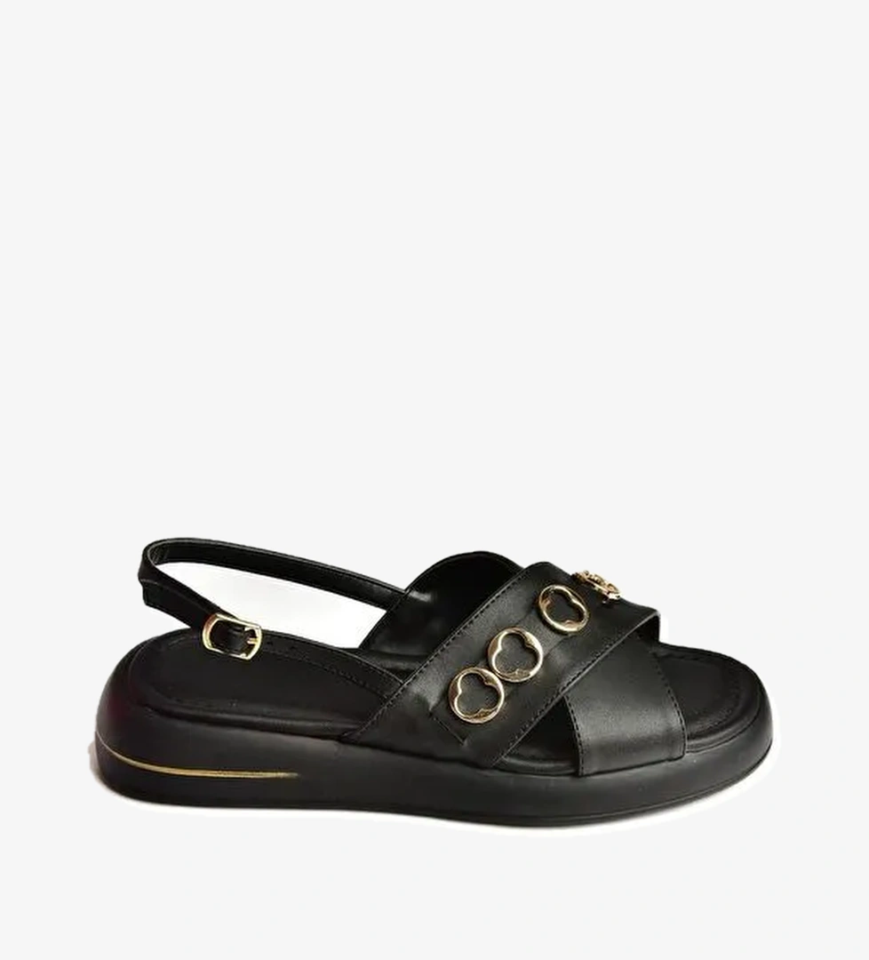 S5181058 Siyah Kadın Sandalet