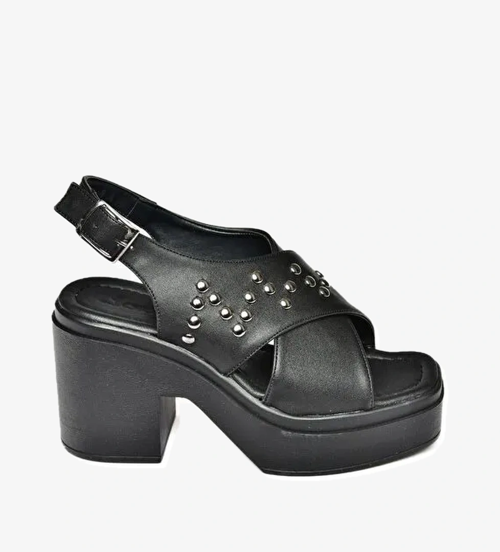 S9961210 Siyah Kadın Sandalet - Görsel 1