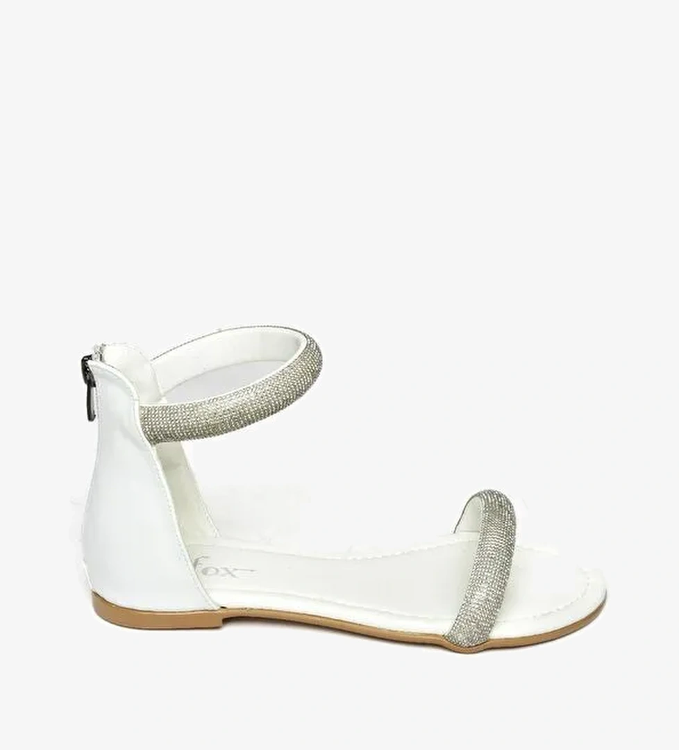 S2720090 Beyaz Kadın Sandalet