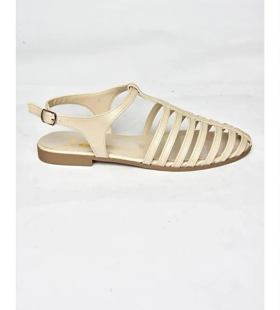 S3149601 Bej Kadın Sandalet - Görsel 1