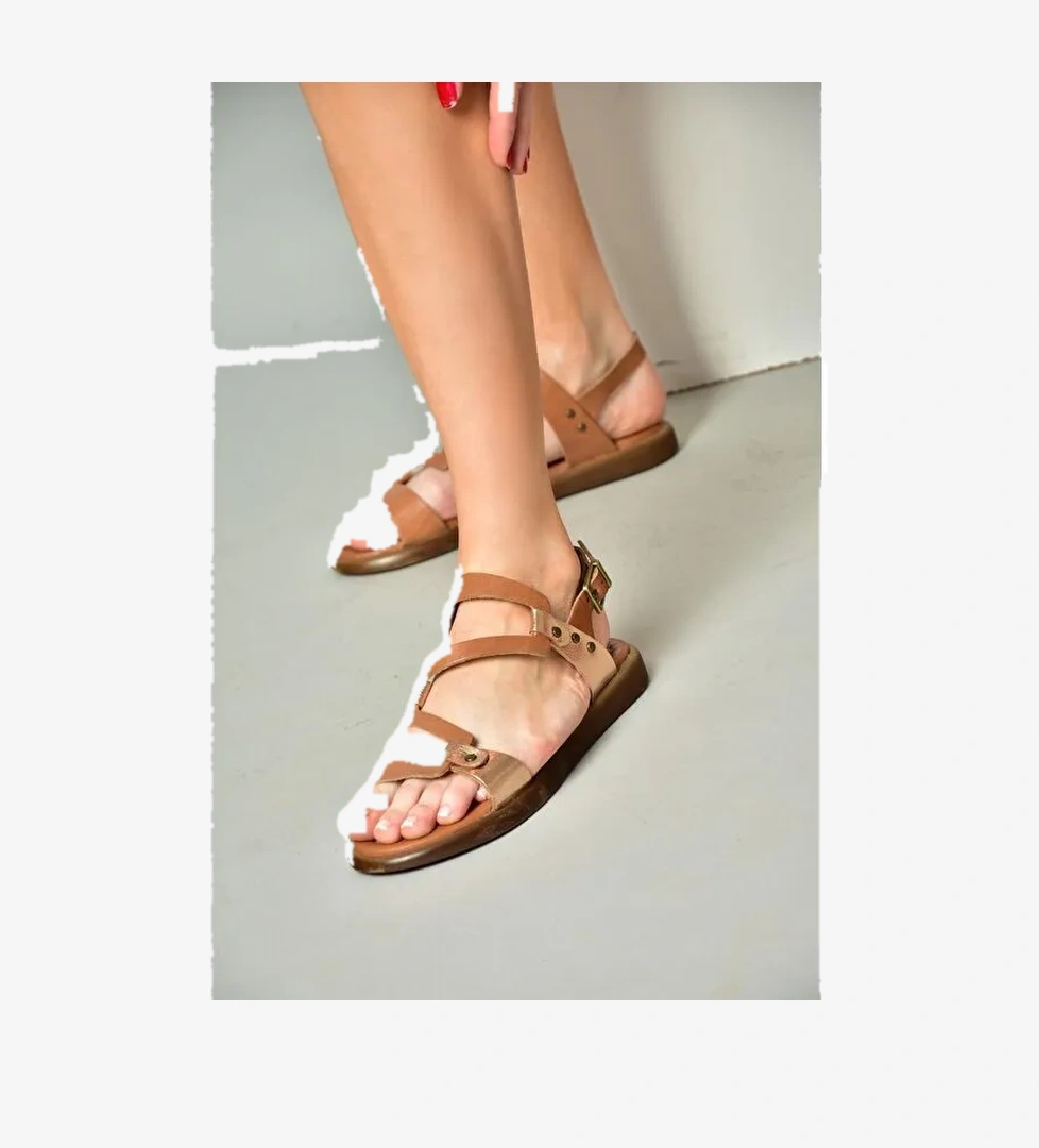 S2910184 Taba/Bakır Kadın Sandalet