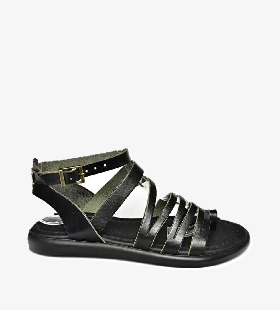 S2910161 Siyah Kadın Sandalet - Görsel 1