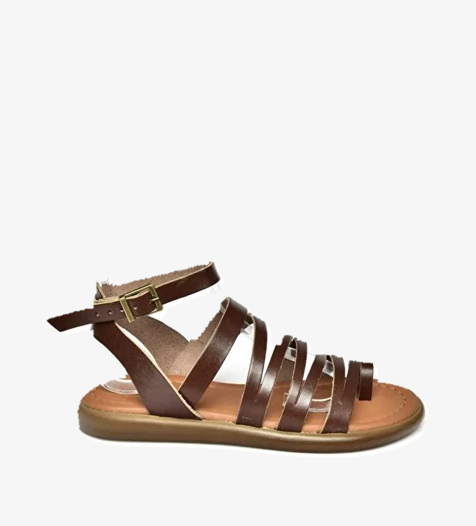 S2910161 Kahverengi Kadın Sandalet