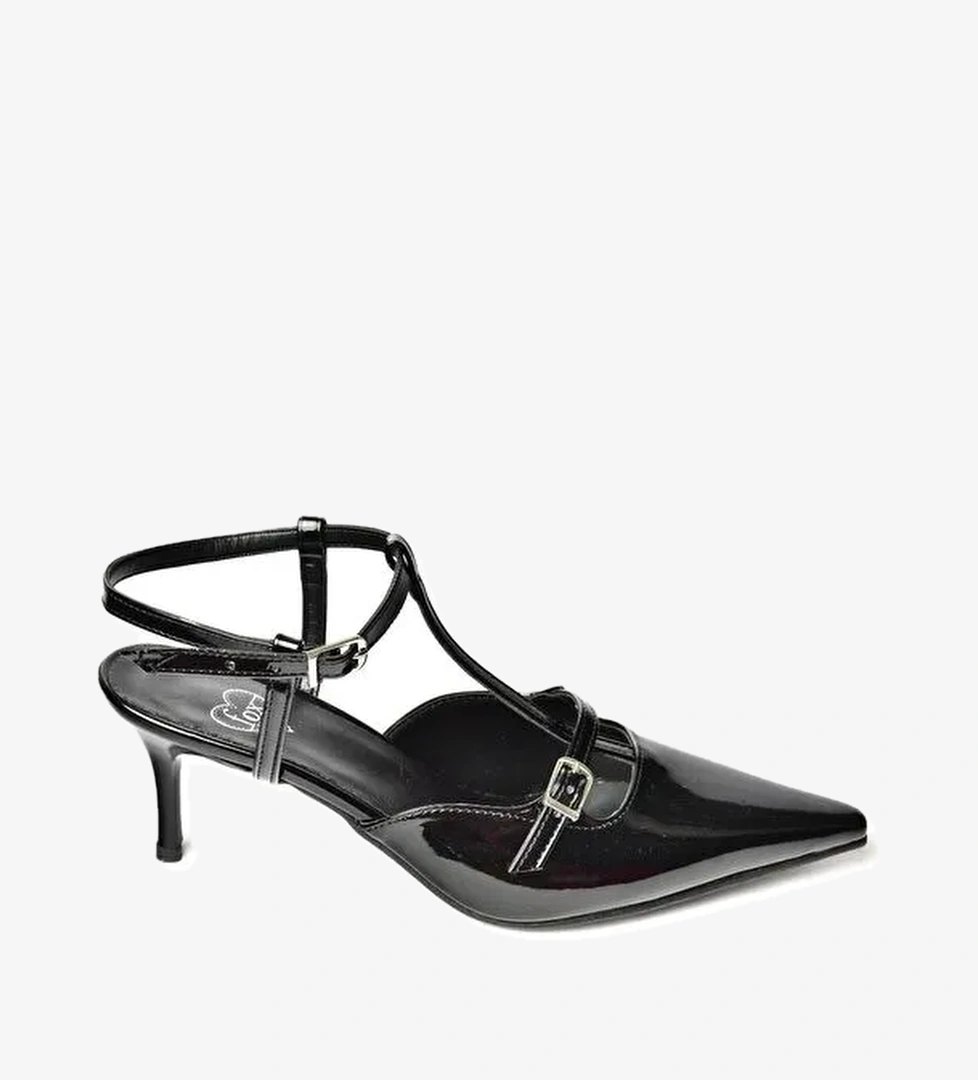 S6540712 Siyah Kadın Topuklu Ayakkabı