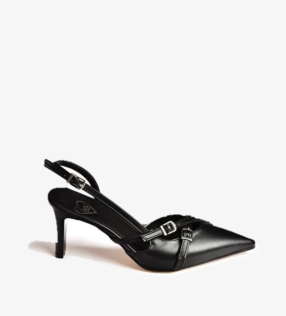 S6540719 Siyah Kadın Topuklu Ayakkabı - Görsel 1