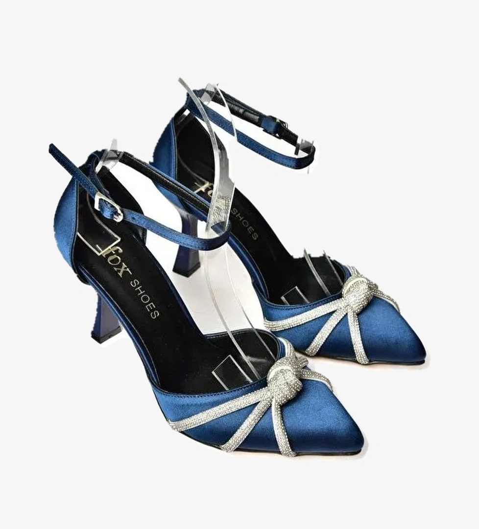 S2460619 Lacivert Kadın Topuklu Ayakkabı