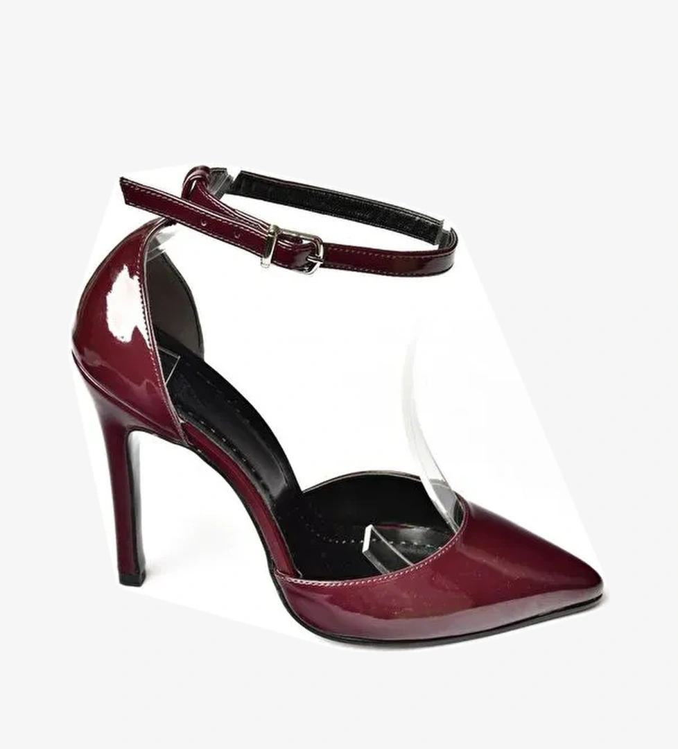 S3726647 Bordo Kadın Topuklu Ayakkabı