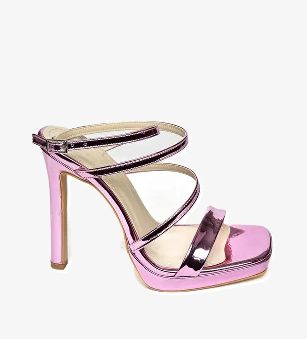 S5696150 Pembe Kadın Topuklu Ayakkabı - Görsel 1