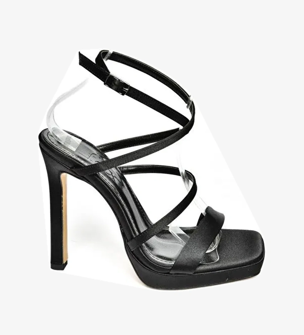 S5696150 Siyah Kadın Topuklu Ayakkabı