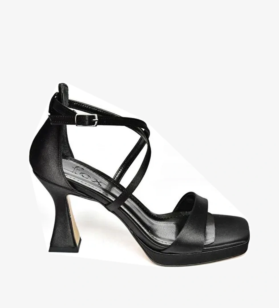 S5693154 Siyah Kadın Topuklu Ayakkabı - Görsel 1