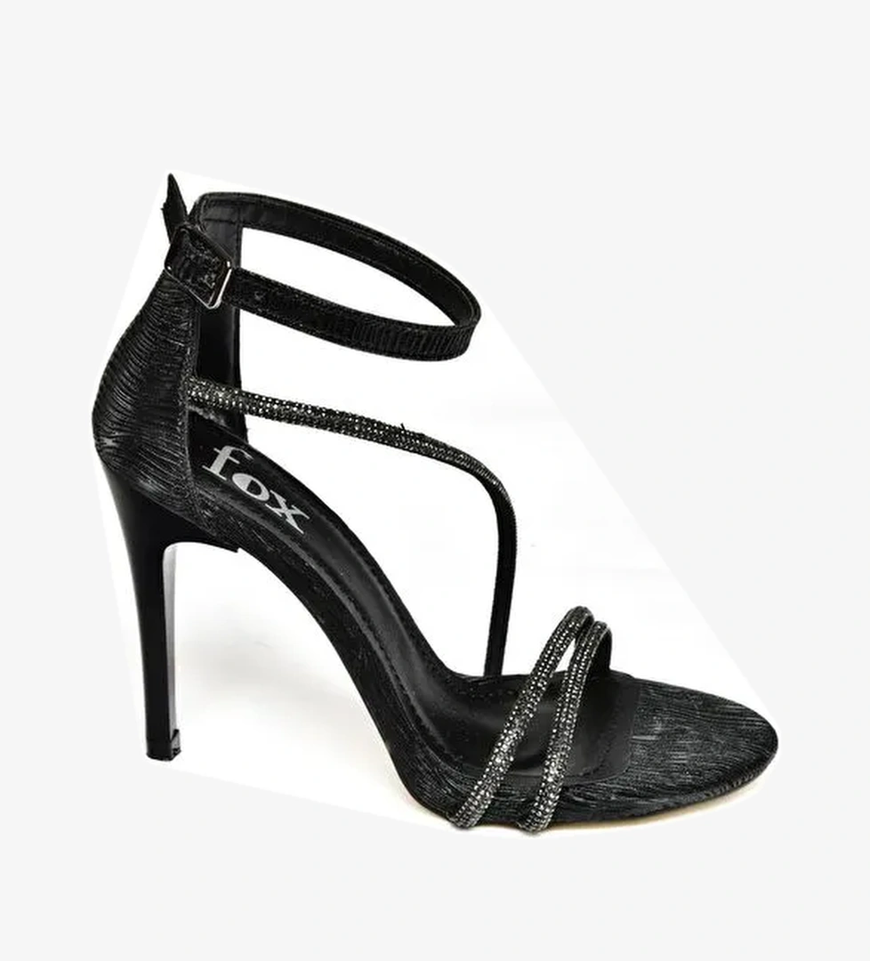 S9970041 Siyah Kadın Topuklu Ayakkabı