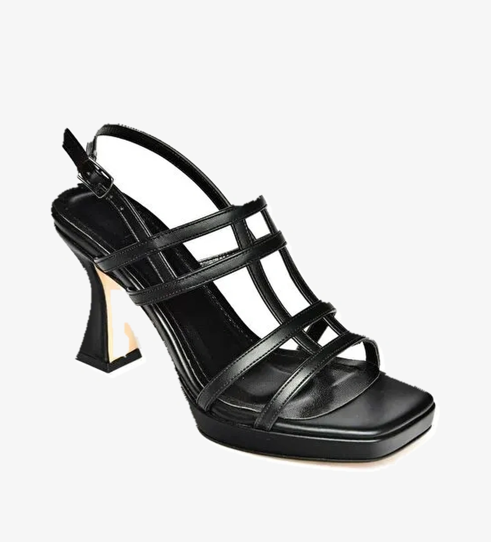 S5693160 Siyah Kadın Topuklu Ayakkabı