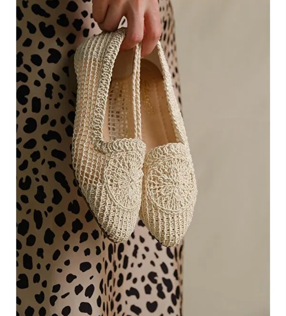 Lesta Kadın Örme Babet Kadın Ayakkabı