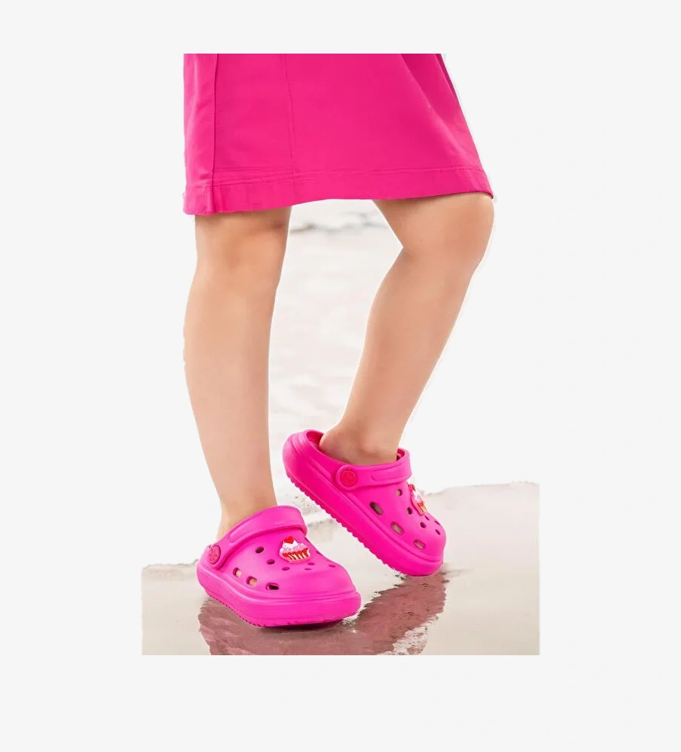 Eva Plaj Havuz Okul Kreş Kız Çocuk Terlik Twg 755 - Görsel 1