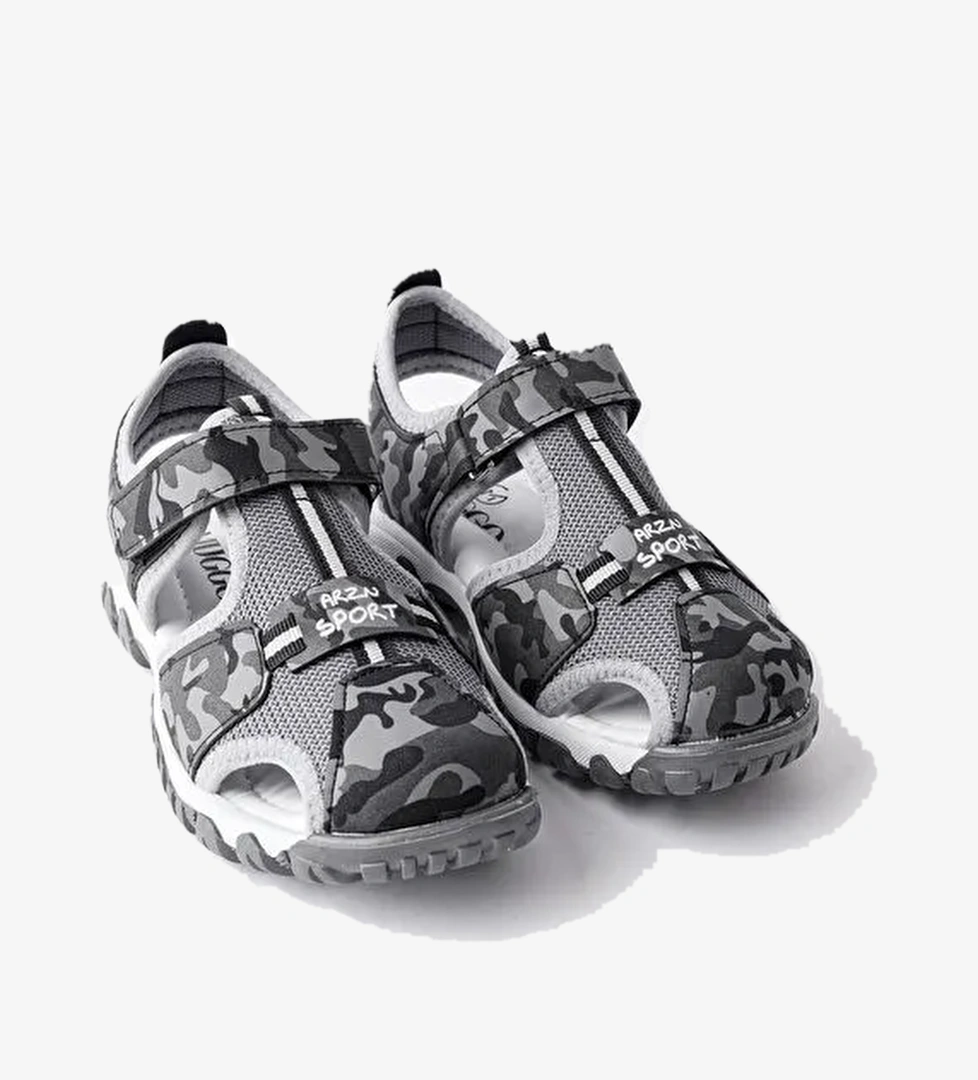 TWEETY Günlük Ortopedik Hafif Taban Önü Kapalı Cırtlı Unisex Çocuk Sandalet