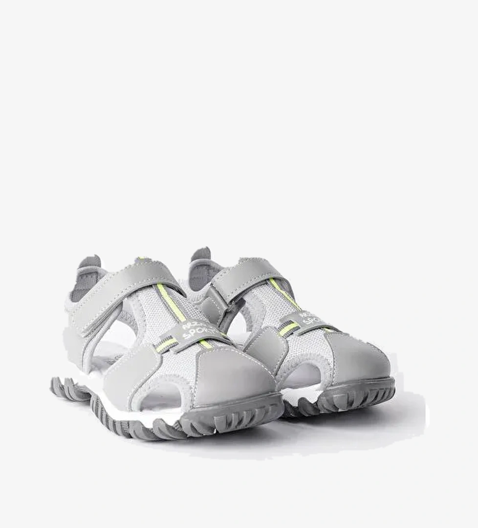 TWEETY Günlük Ortopedik Hafif Taban Önü Kapalı Cırtlı Unisex Çocuk Sandalet