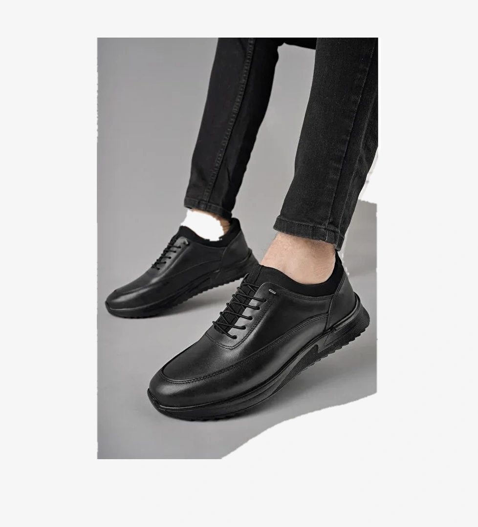 FREE Erkek Günlük Klasik Hakiki Deri Casual Rahat Ortopedik Ayakkabı - Görsel 1