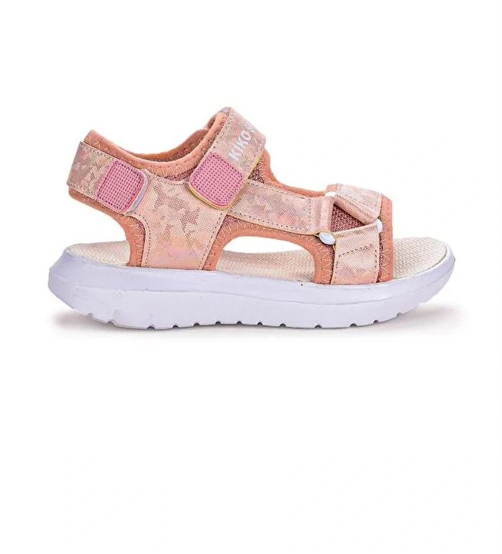 333 Hologram Cırtlı Kız Çocuk Sandalet Ayakkabı