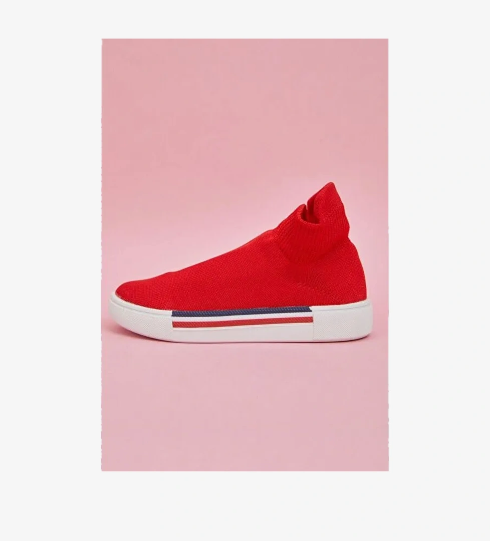 Katia And Bony Happy Smile Çorap Ayakkabı Kırmızı model görseli