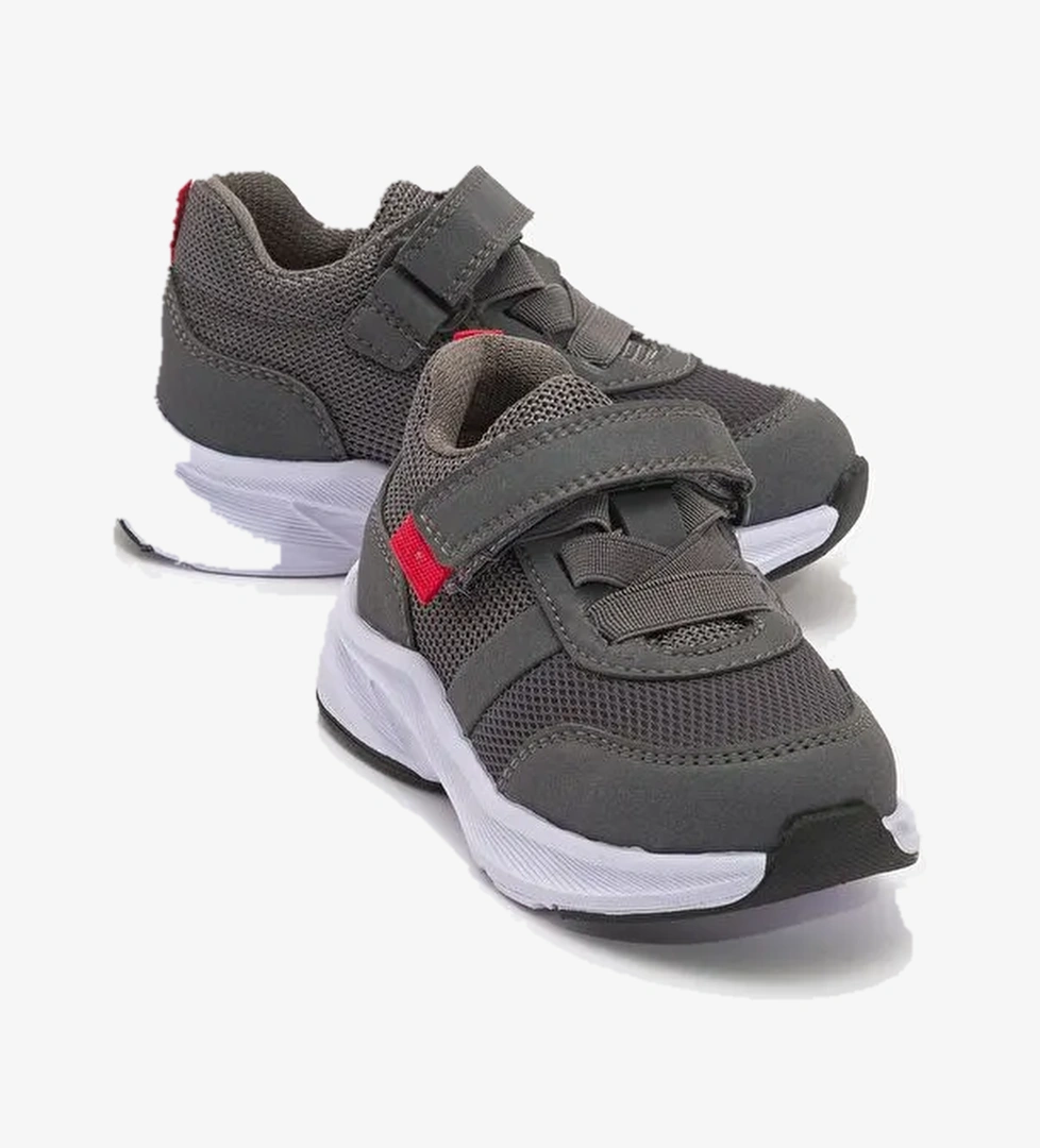 Unisex Çocuk Gri Günlük Spor Ayakkabı