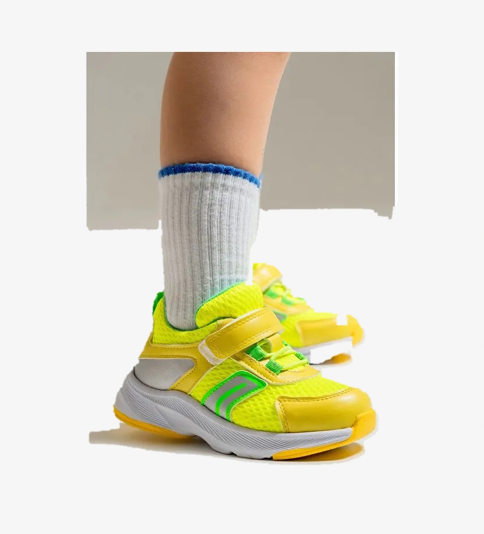 Erkek Çocuk Sarı Günlük Spor Ayakkabı - Görsel 1
