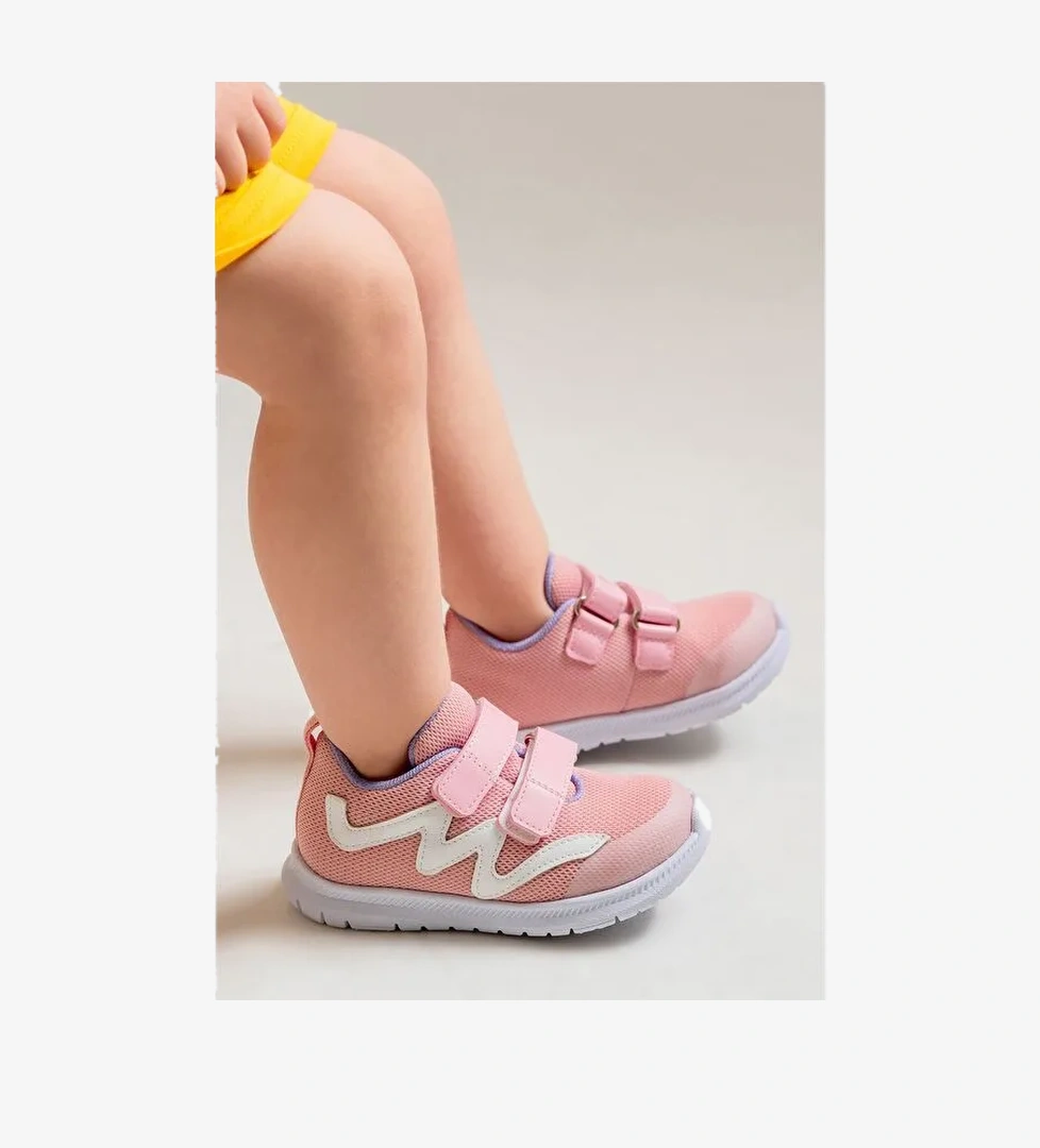 Unisex Çocuk Pembe Günlük Spor Ayakkabı