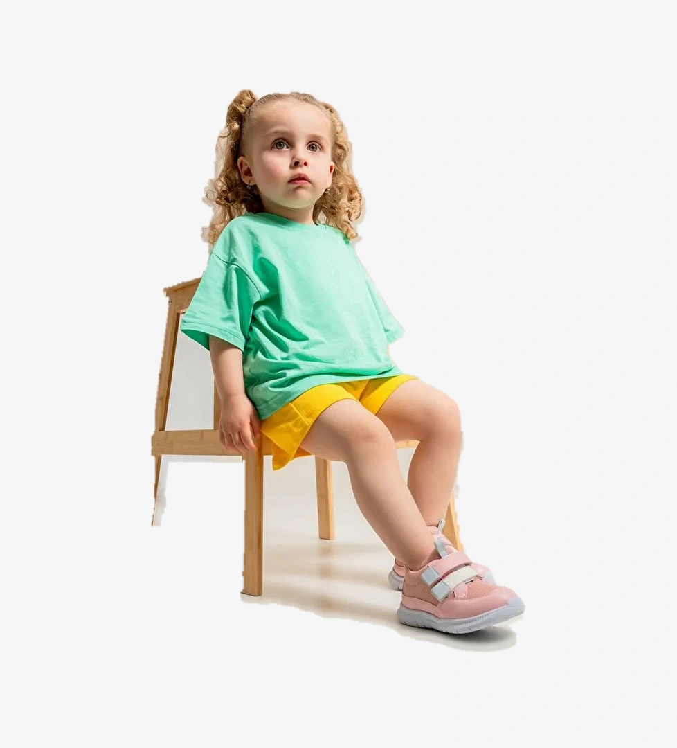 Unisex Çocuk Pembe Günlük Spor Ayakkabı