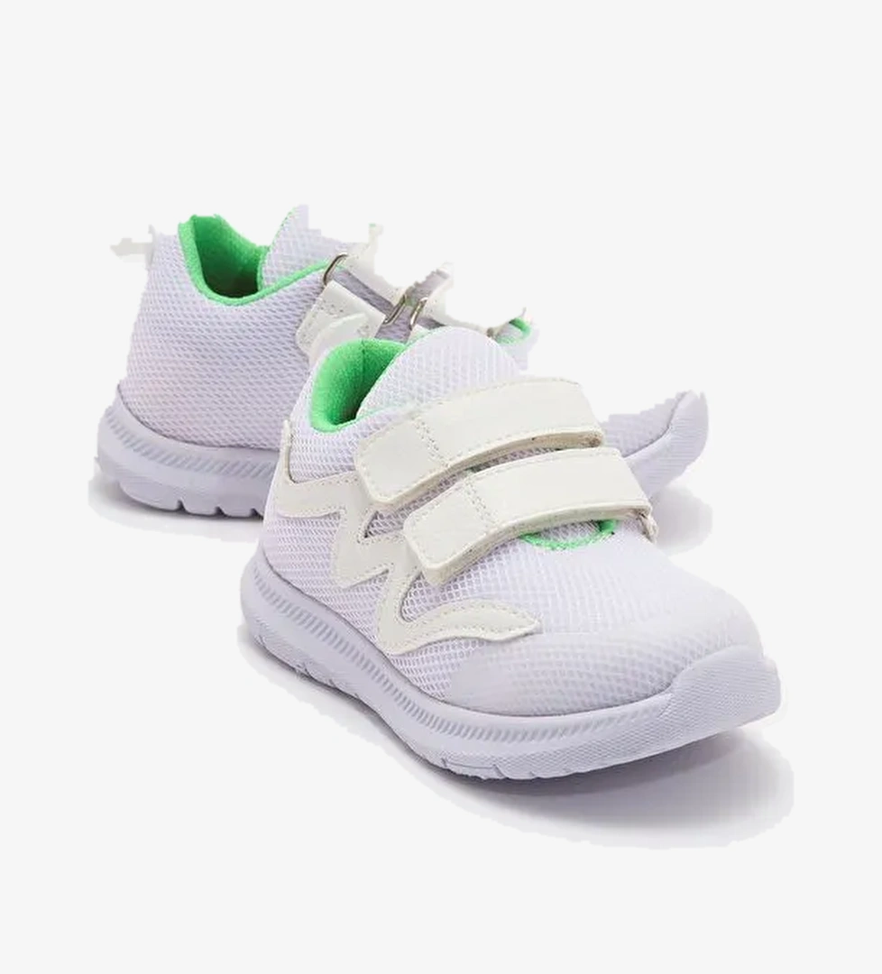 Unisex Çocuk Beyaz Günlük Spor Ayakkabı