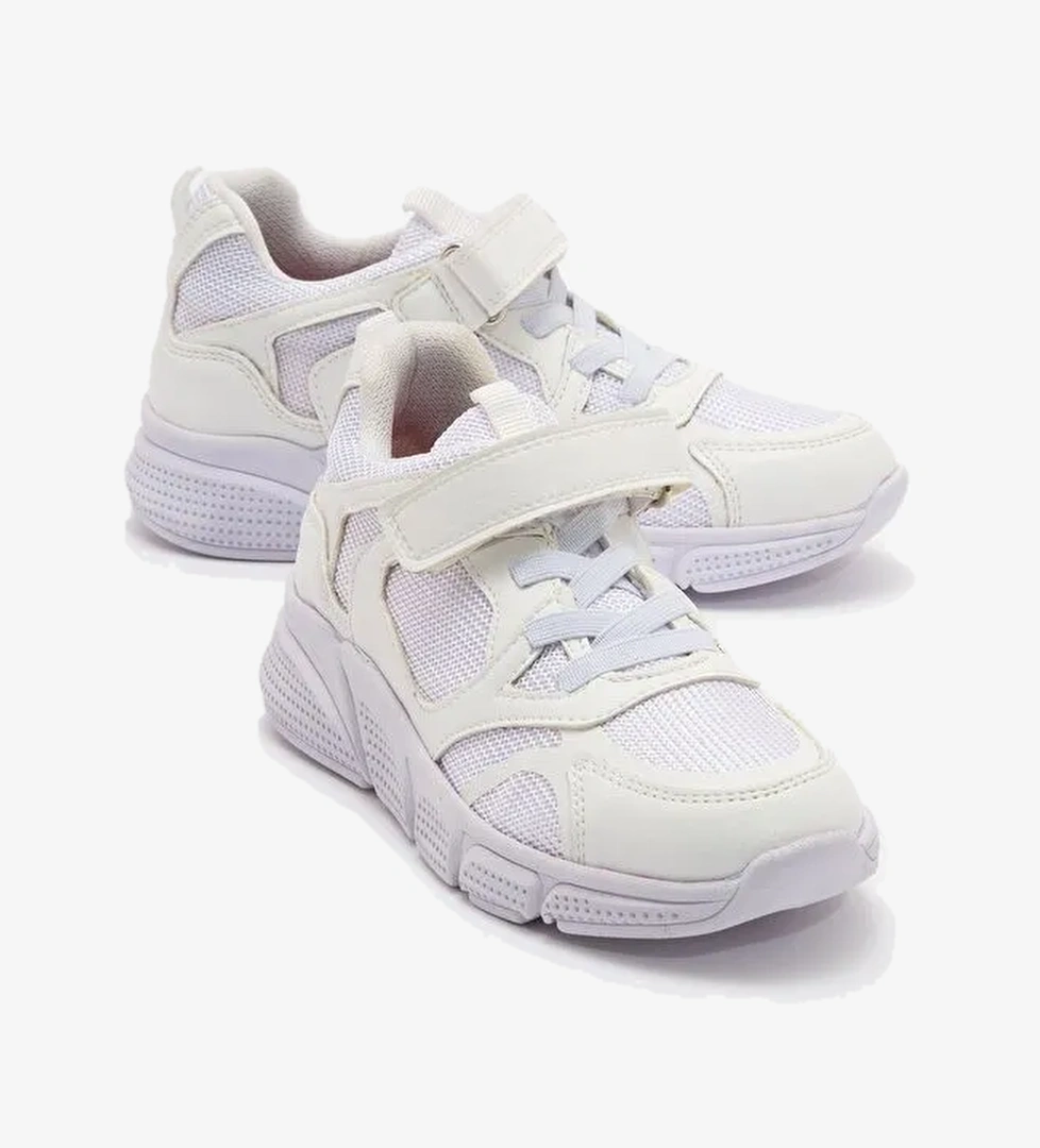 Erkek Çocuk Beyaz Günlük Spor Ayakkabı