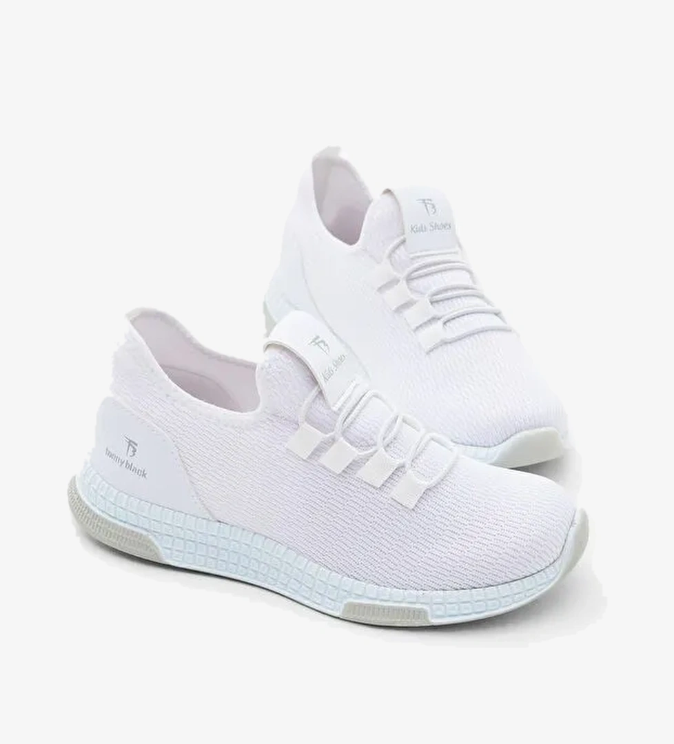 Çocuk Unisex Beyaz Rahat Ayakkabı
