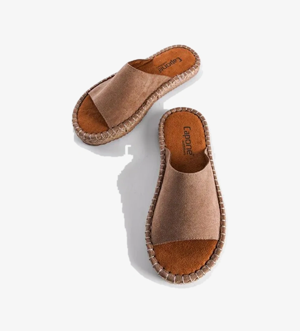 Tek Bantlı Kadın Espadril Terlik - Görsel 1