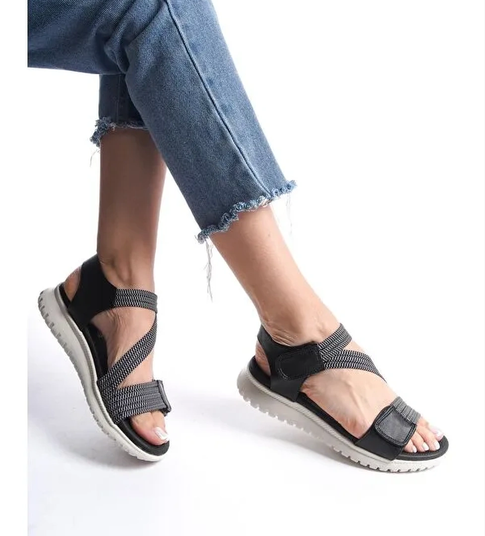 D458 Günlük Ortopedik Kadın Sandalet