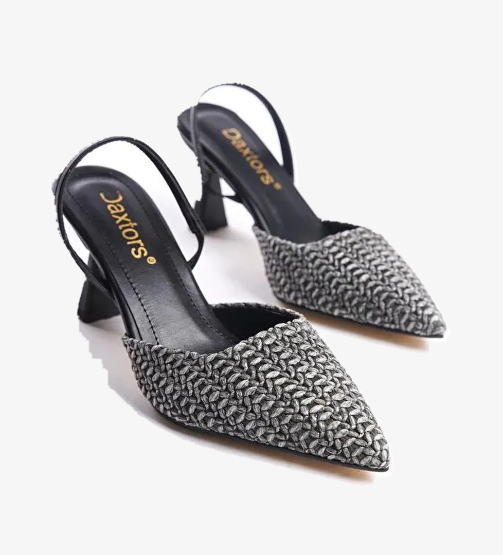 D449 Günlük Kadın Klasik Topuklu Ayakkabı