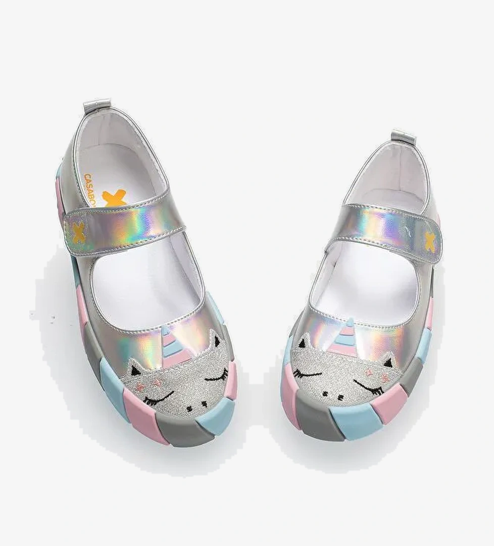 3d Hologram Kız Çocuk Sneakers - Görsel 1