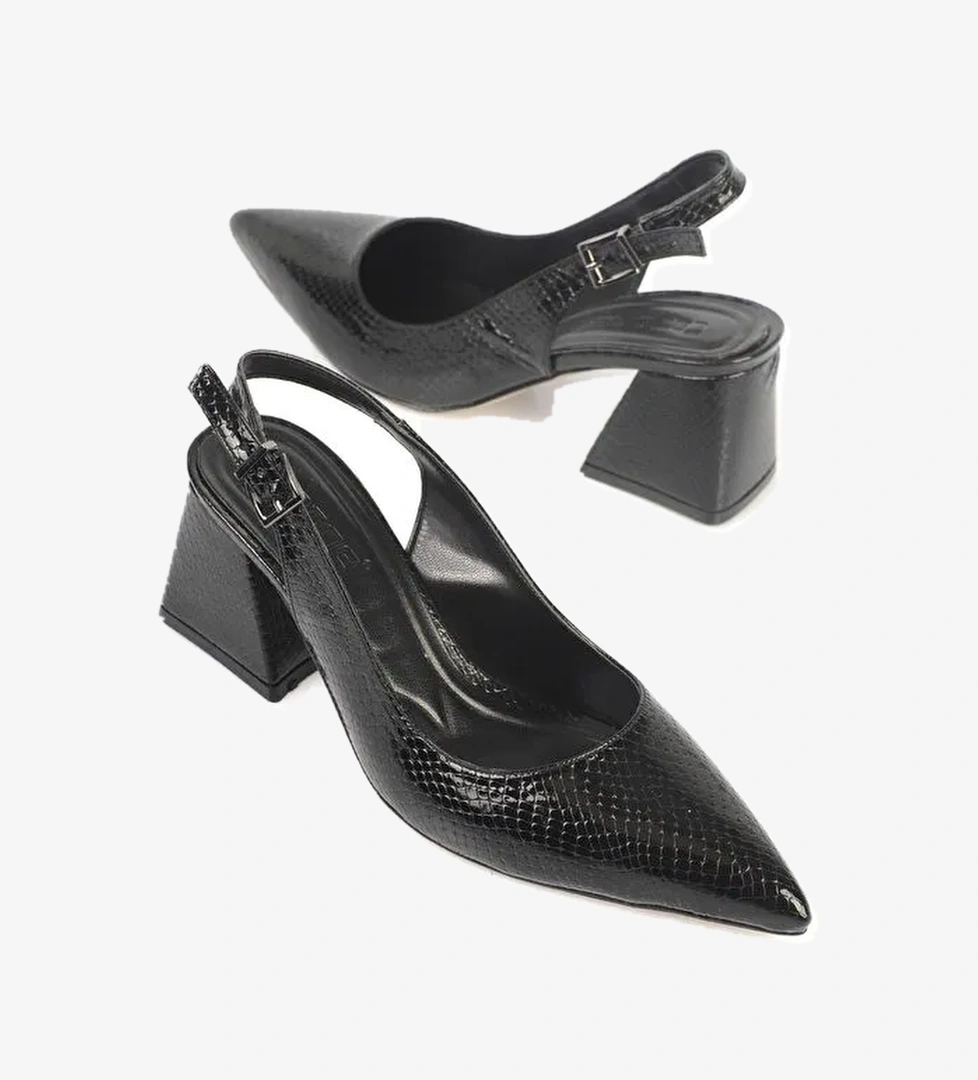 Yumuşak Pedli Taban Kadın Topuklu ayakkabı