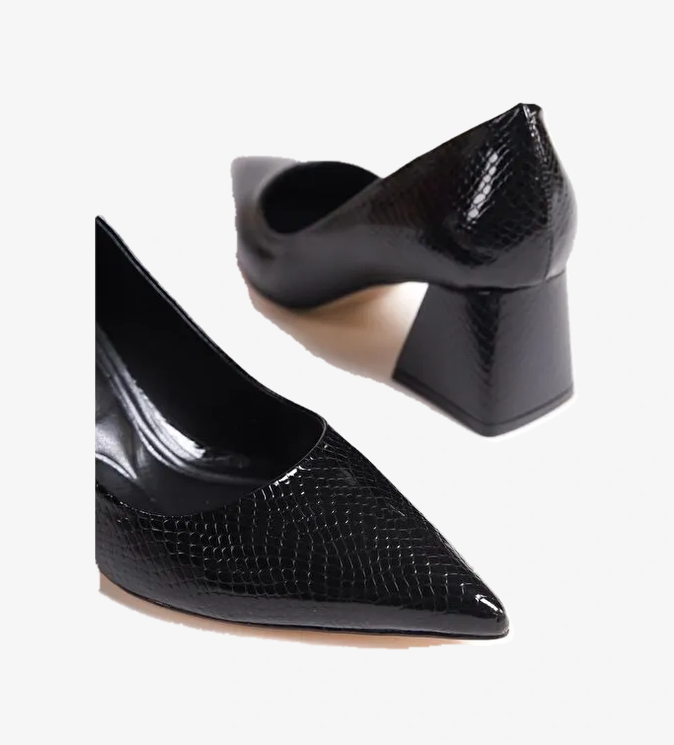 Orta Topuklu Yumuşak Pedli Taban Kadın Ayakkabı