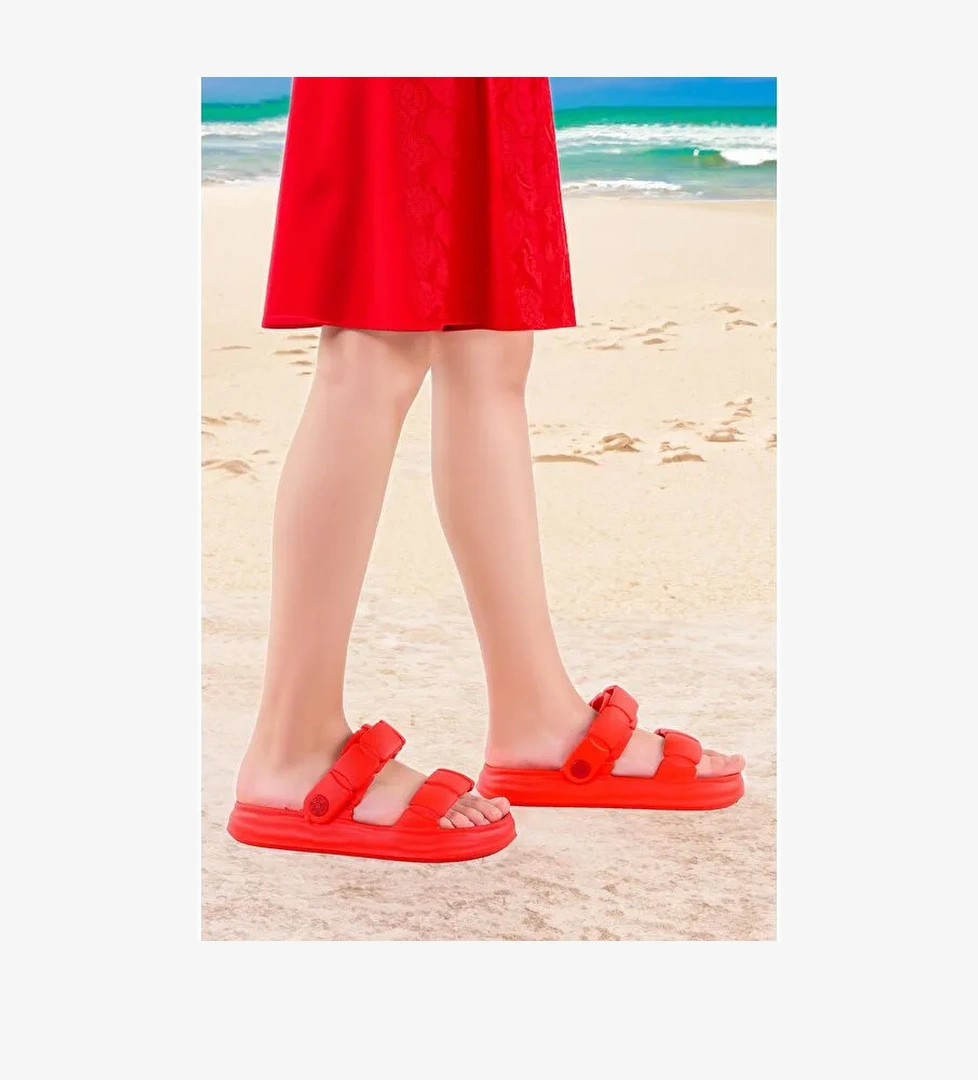 Eva Plaj Havuz Okul Kreş Kız Çocuk Terlik Twg 252 - Görsel 1