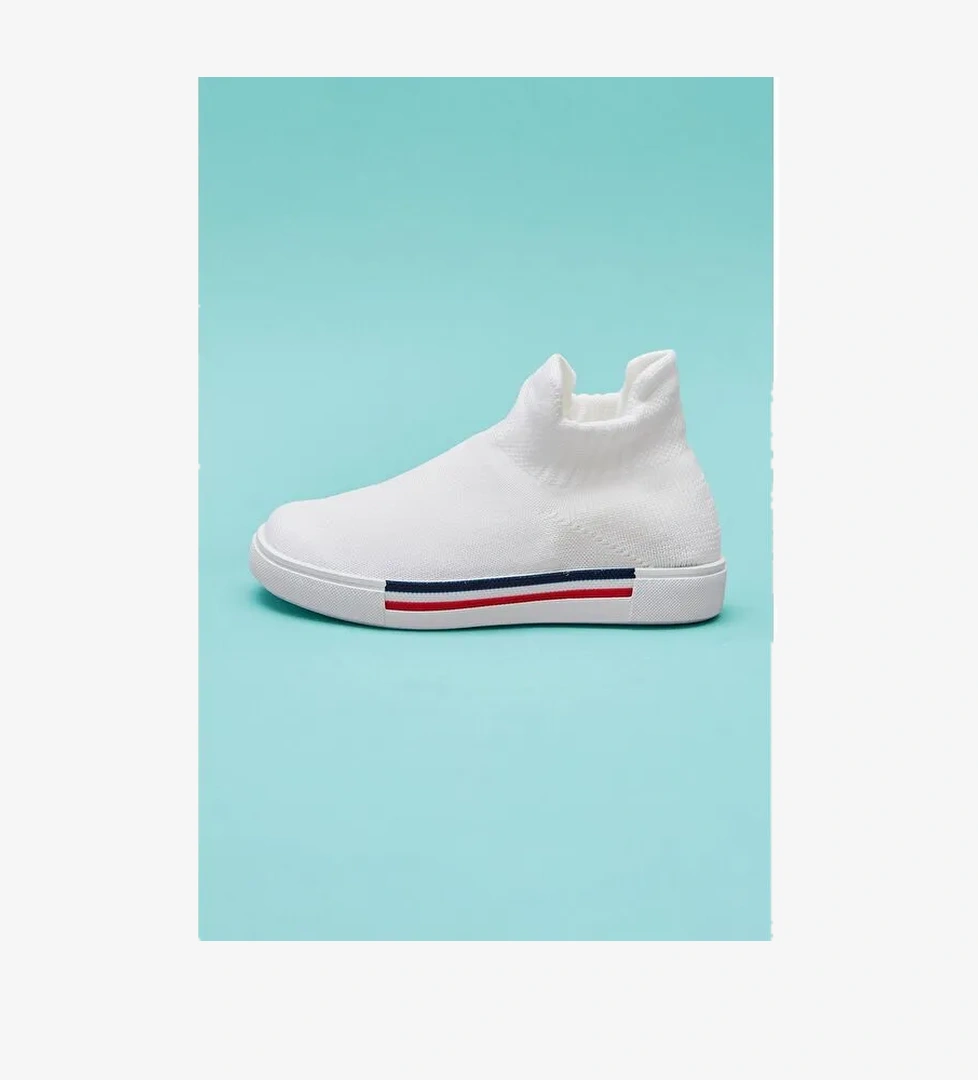 Katia And Bony Back To School Çocuk Çorap Ayakkabı Beyaz model görseli