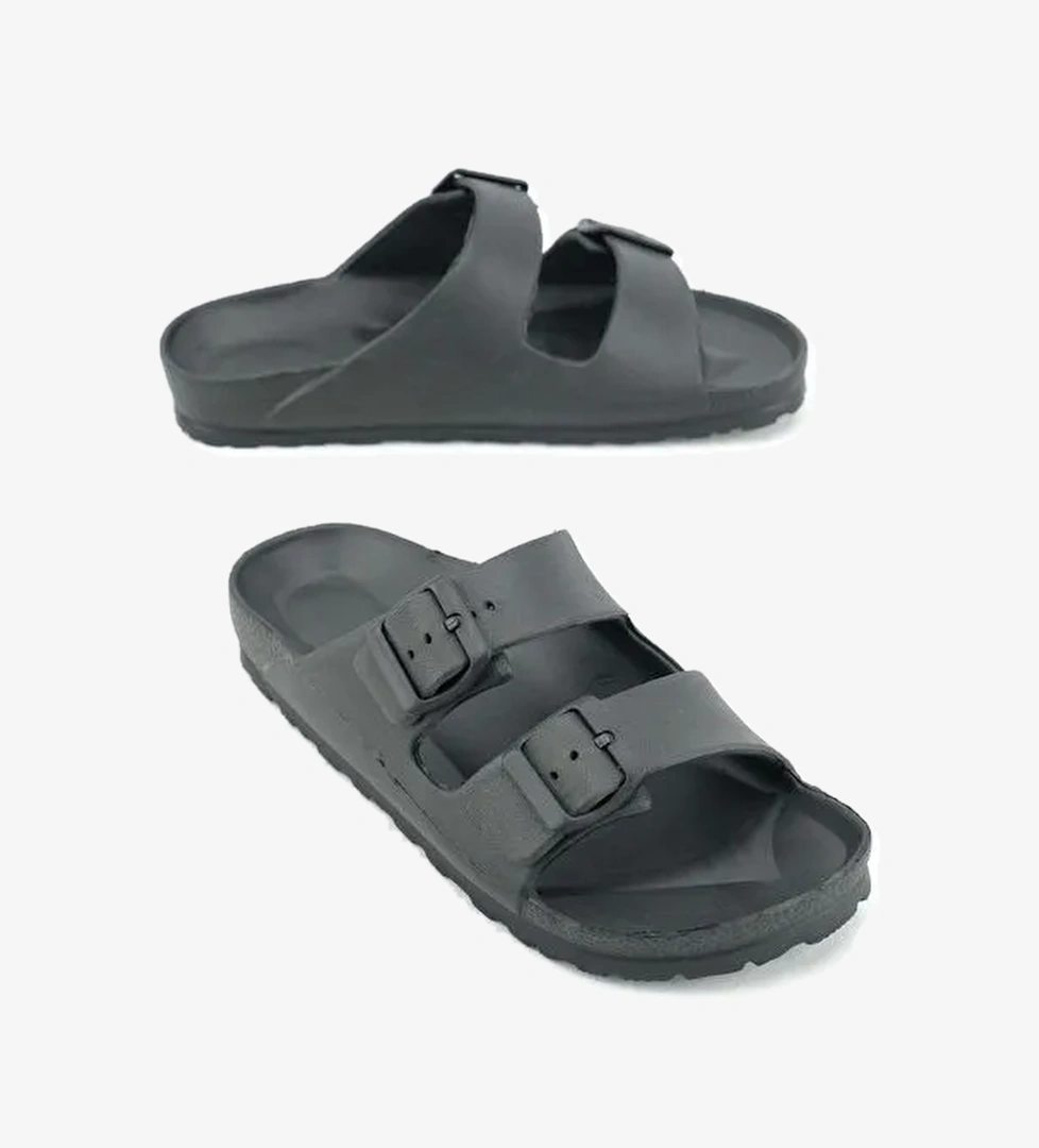 Yazlık Kadın Çift Toka Ayarlanabilir Banyo Bahçe Plaj Havuz Terlik